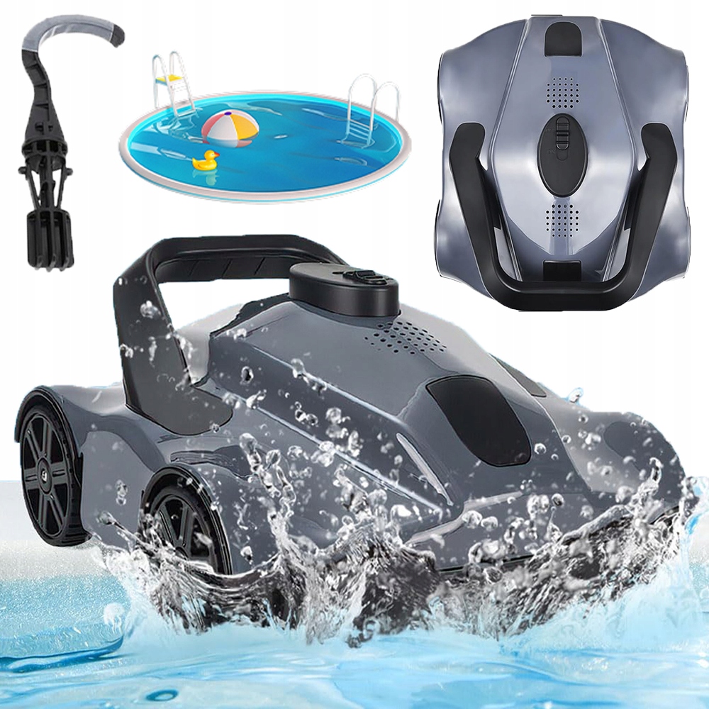 Robot Do Czyszczenia Basenu 130 Minut Dla Basenów Do 100m2 Bezprzewodowy