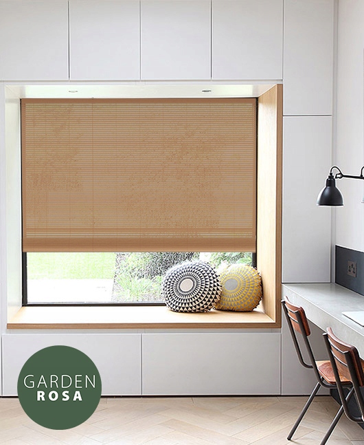 ROLETA BAMBUSOWA ŻALUZJA WEWNĘTRZNA PÓŁZACIEMNIAJĄCA NATURALNY 150x220 cm Marka Garden Rosa