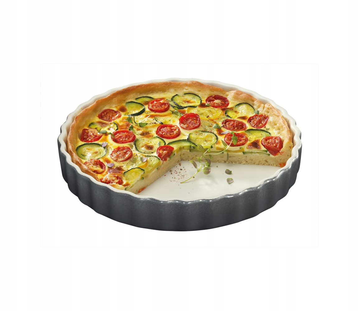 

Forma do pieczenia tarty ceramiczna szara 28 cm