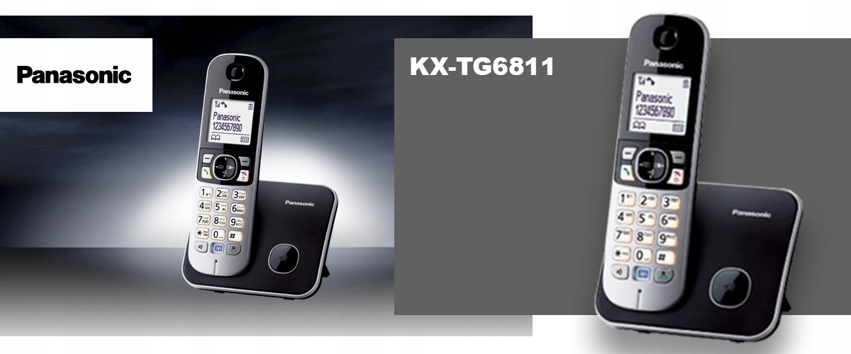 Panasonic KX-TG6811 настольный телефон DECT LCD код производителя KX-TG2521E