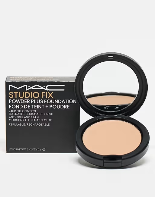 Mac Studio Fix Powder+Foundation podkladová báze 12 g NC40, Defekt