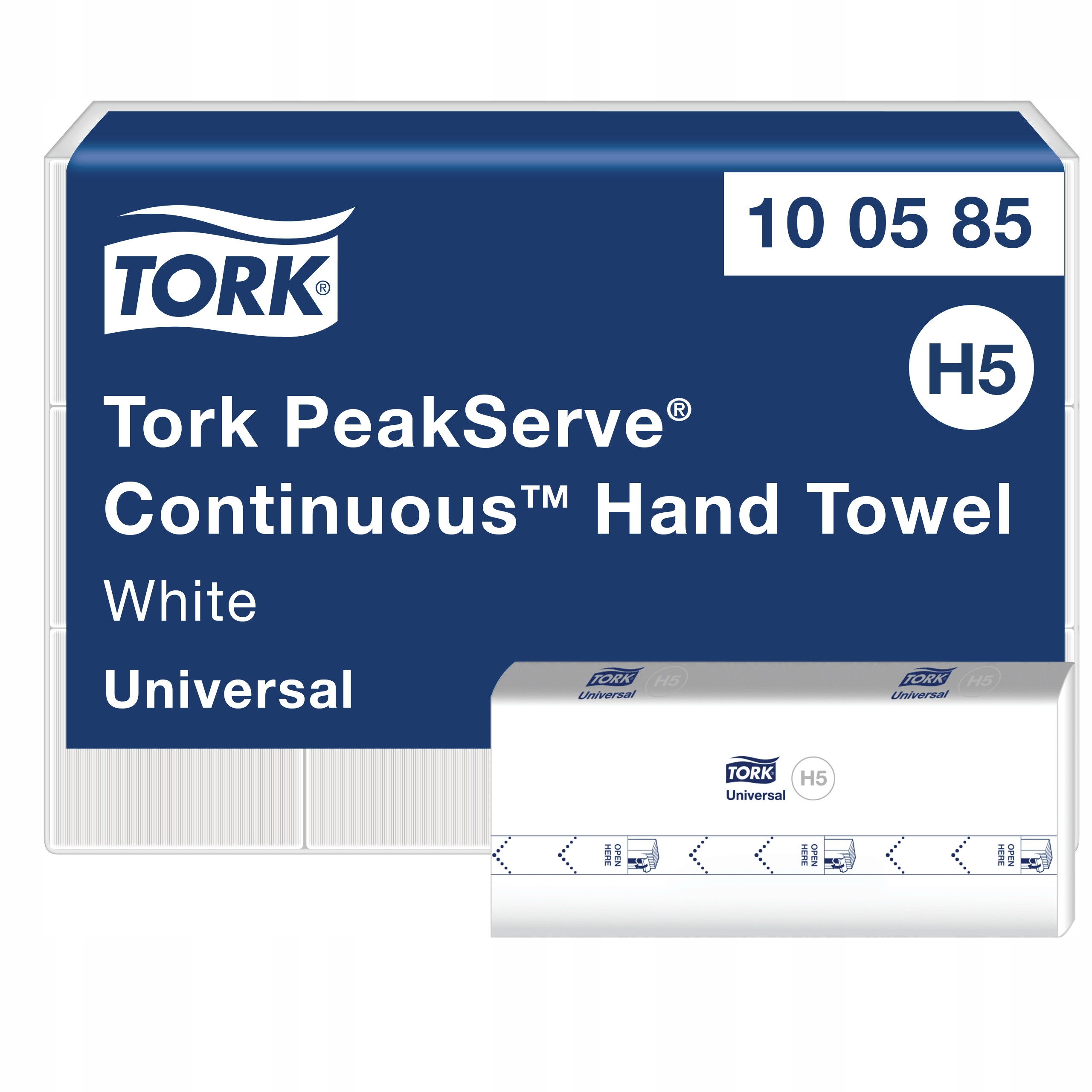 Tork 100585 Ręcznik PeakServe H5 aż 4920 listków biały ekonomiczny.
