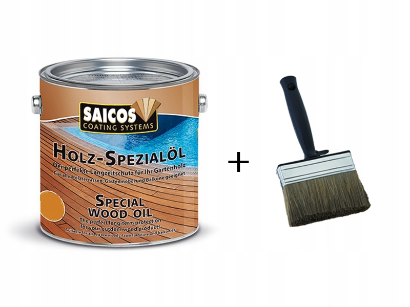 Saicos Olej Na Taras Bezbarwny 0110 2,5L Gliwice