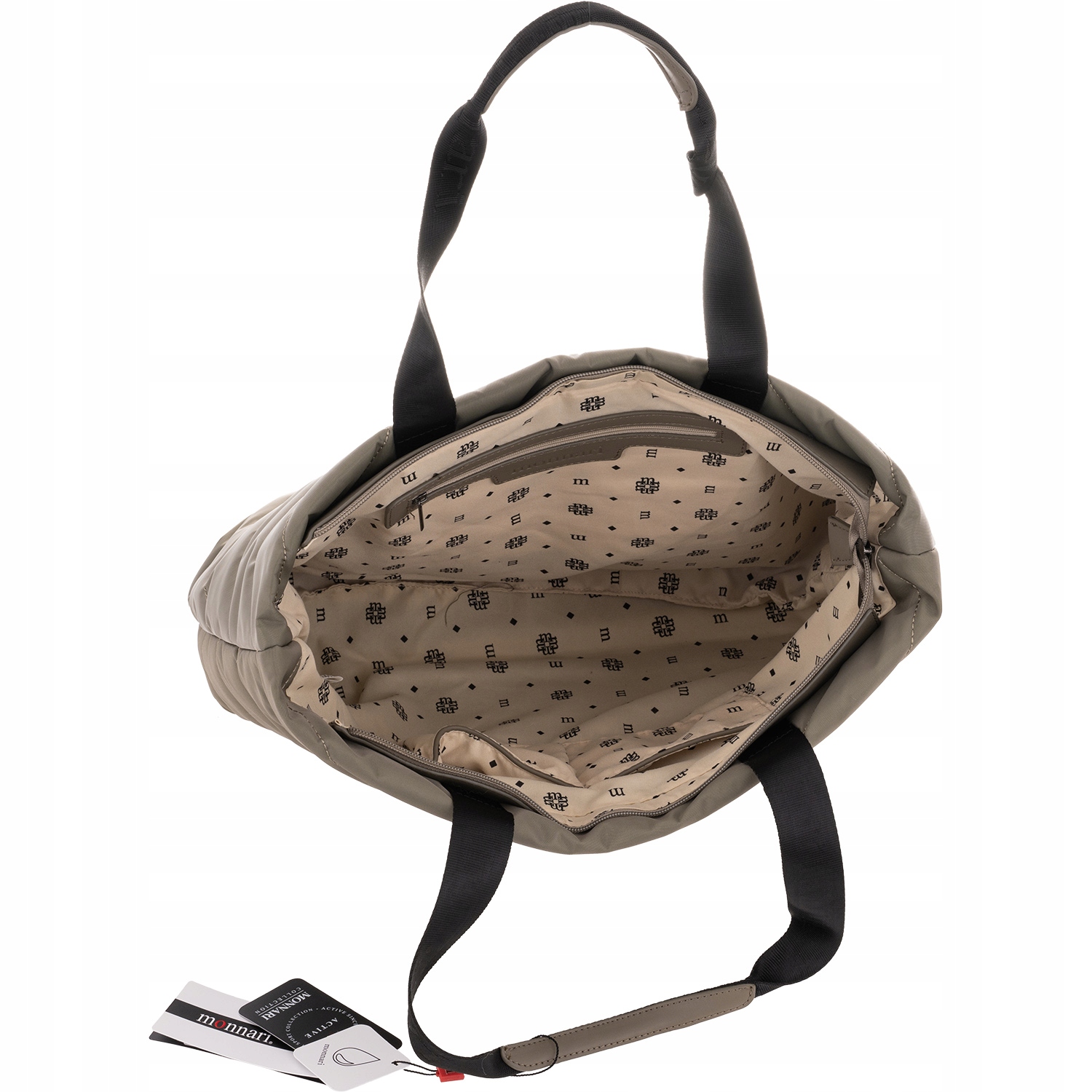 MONNARI TOREBKA DAMSKA LISTONOSZKA KUFEREK DUŻA A4 Styl miejski