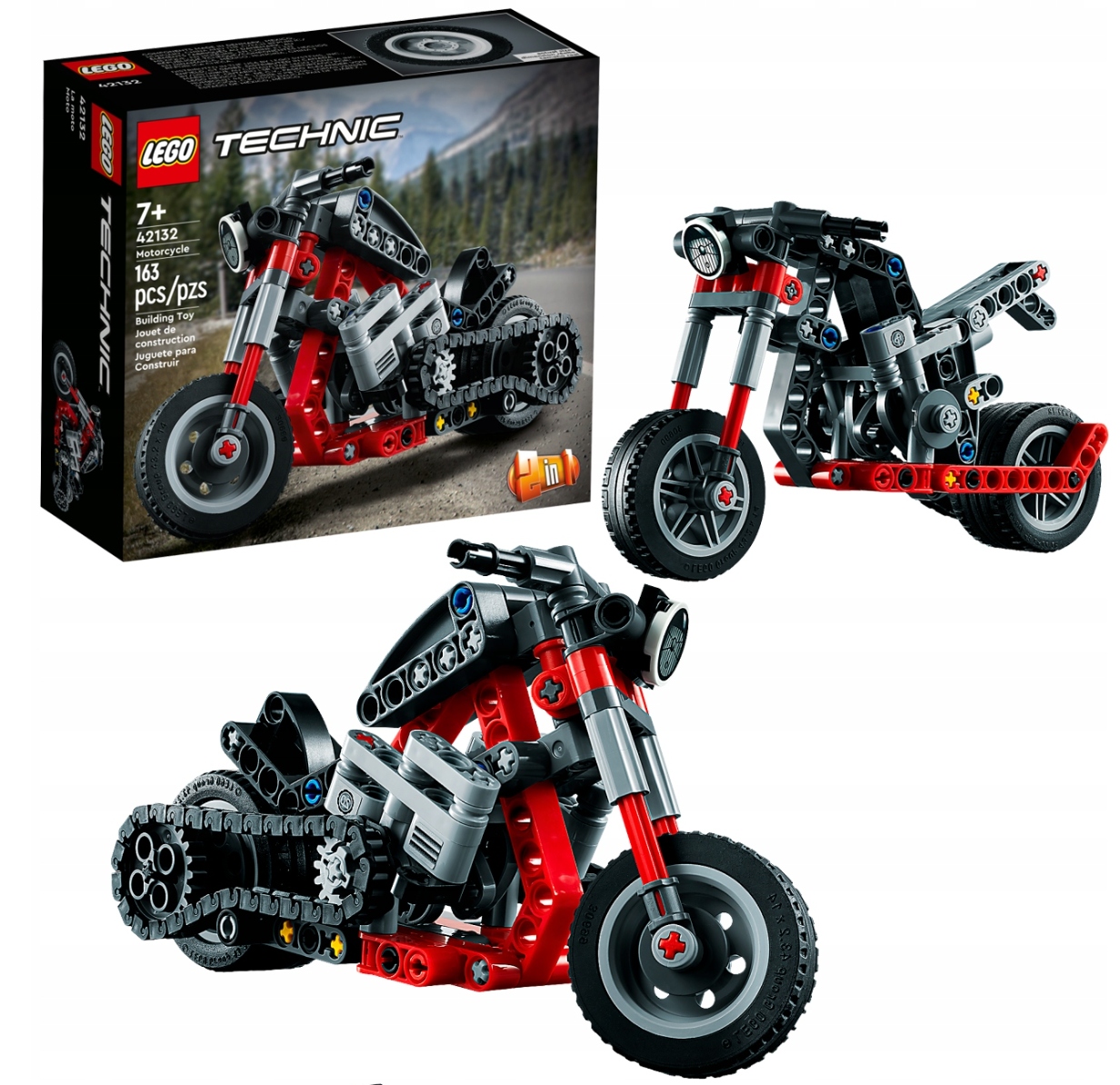 

Lego Technic 42132 Motocykl 2 w 1