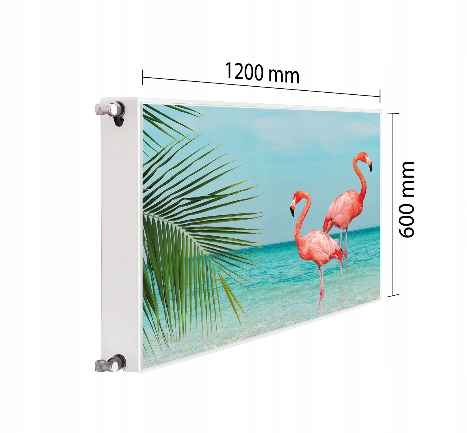 Maskovací Kryt Radiátoru 120x60 Plameňák Podložka Magnet