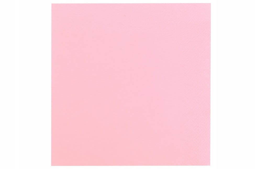 

Serwetki papierowe 33x33 cm 20 sztuk różowy jasny