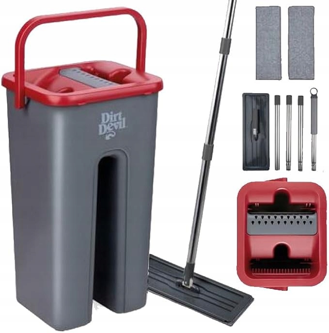 Levně Kbelík a plochý mop Dirt Devil