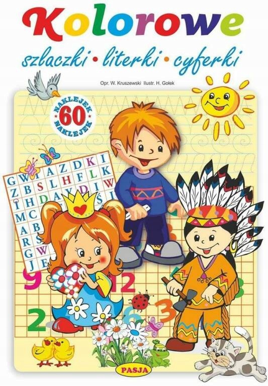 

Kolorowe Szlaczki, Literki, Cyferki