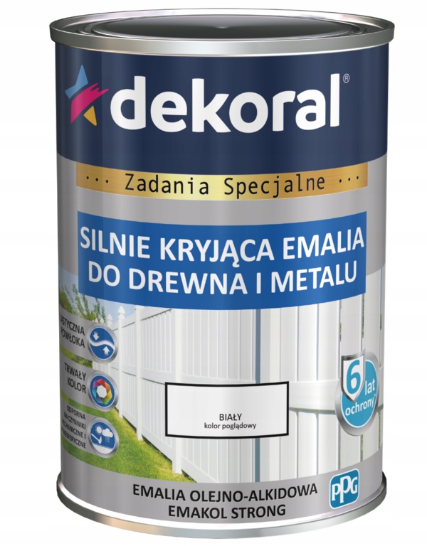 

Dekoral Emalia Emakol Strong 0,9L Czarny Połysk