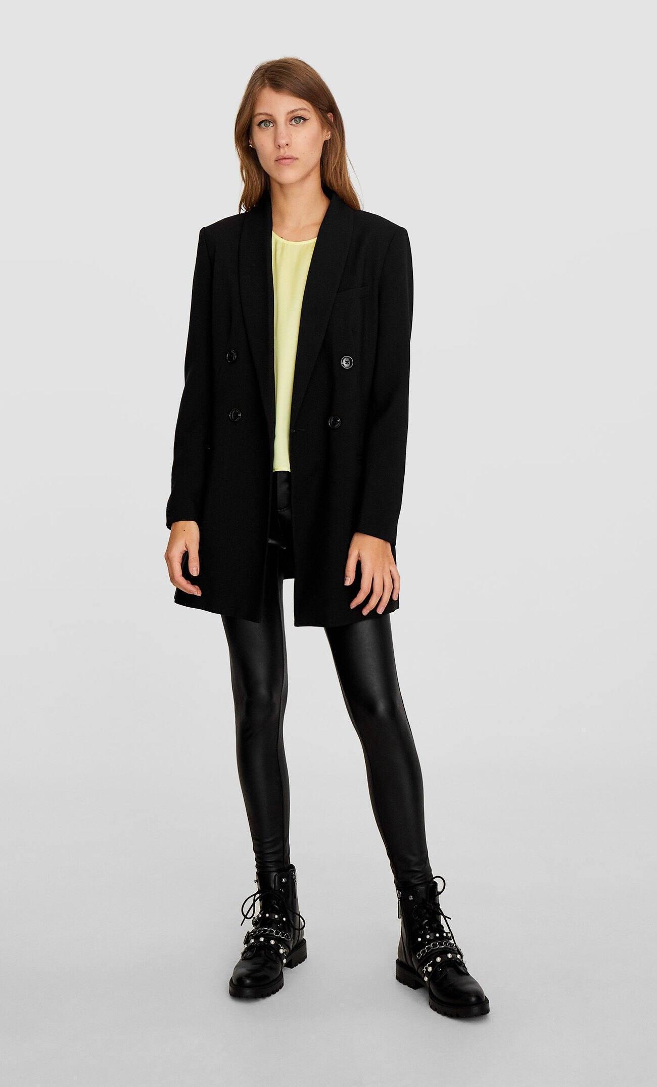 C0132 STRADIVARIUS__MM8 ŻÓŁTY ZWIEWNY TOP__L Cechy dodatkowe brak