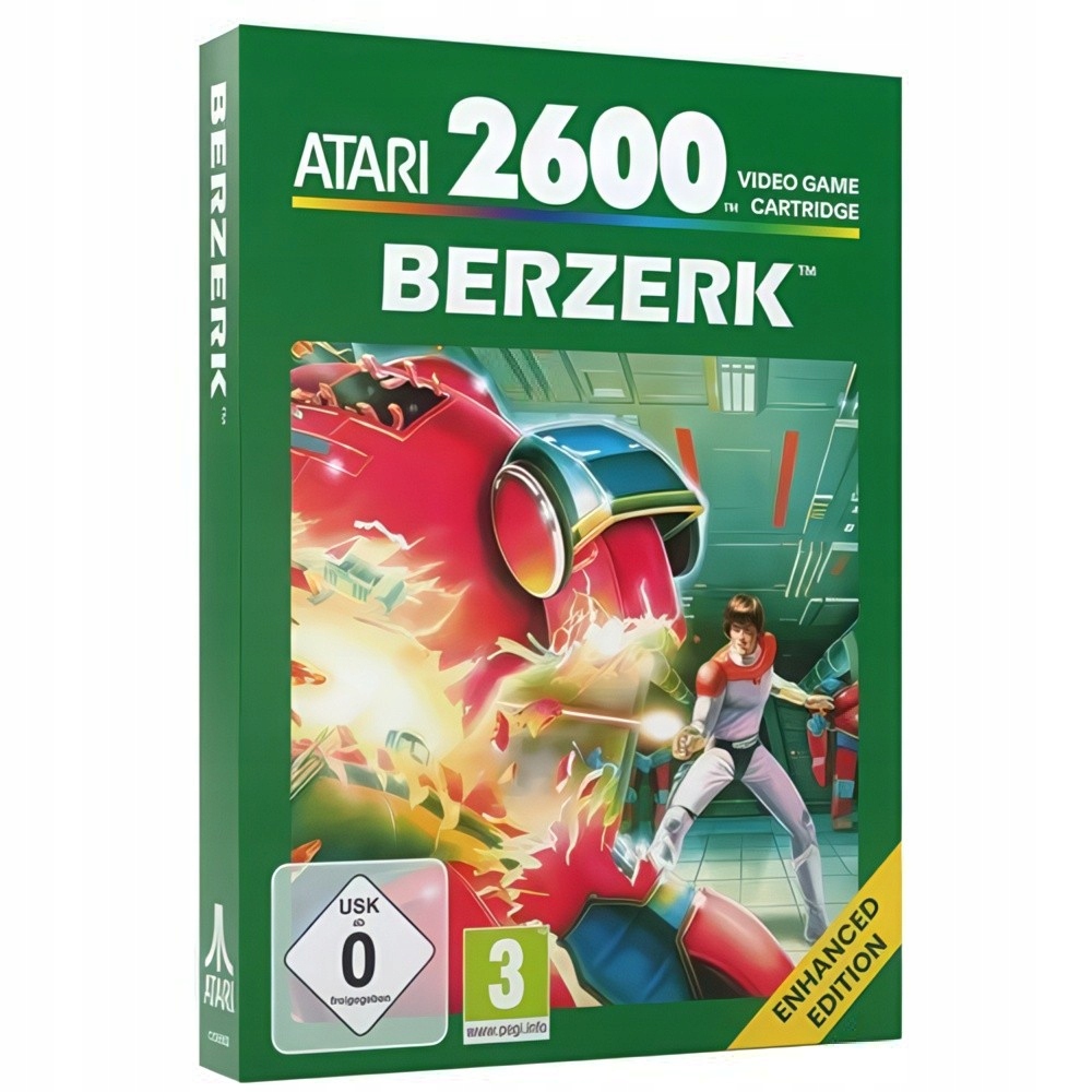 Hra Atari 2600 Berzerk Enhanced Edition Kartridž Nová Retro Kultovní Klasika