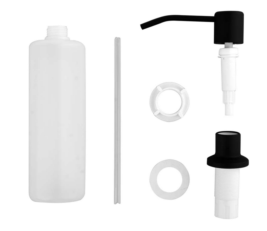 DOZOWNIK PŁYNU DO NACZYŃ CZARNY 330ML