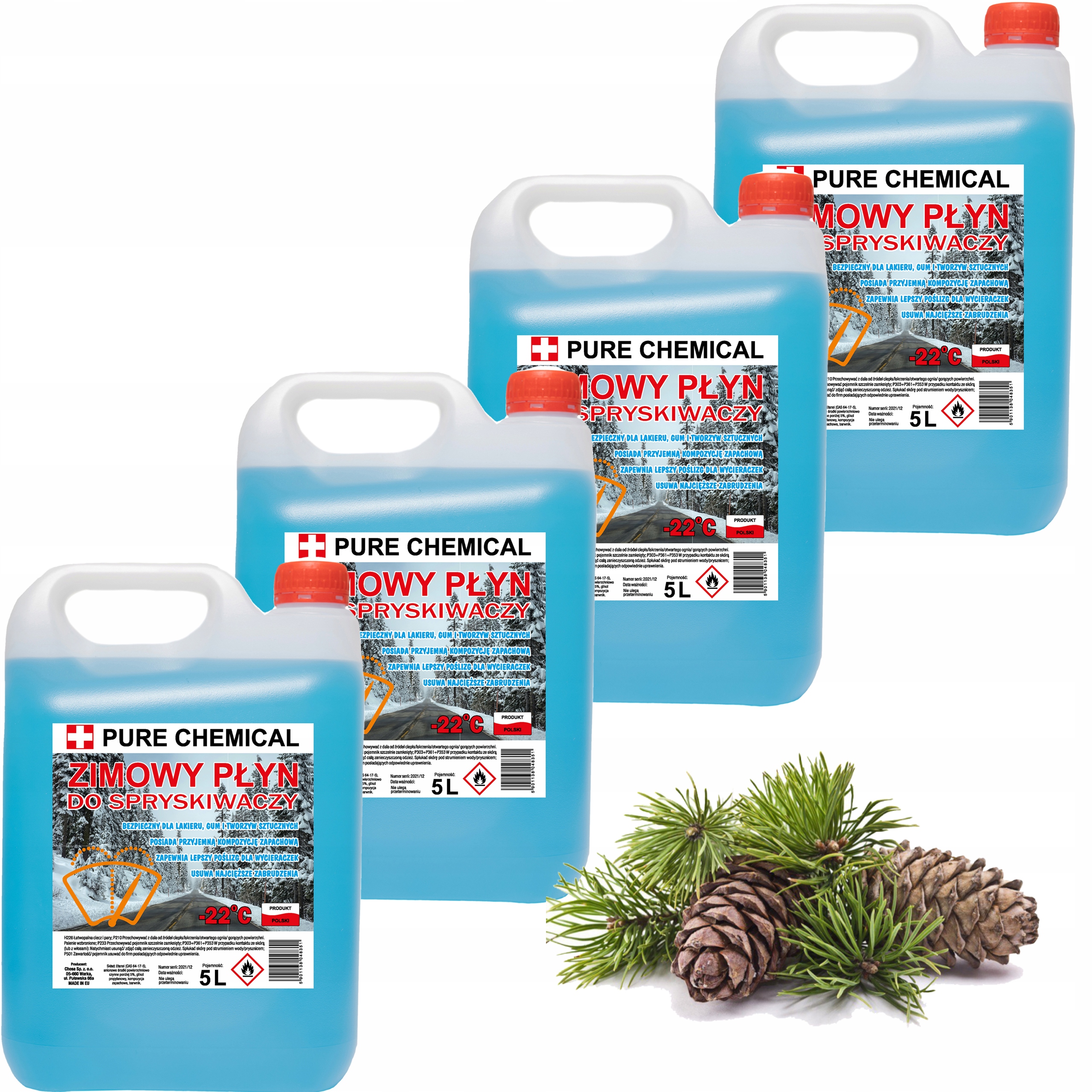 

Zimowy Płyn Do Spryskiwaczy 22 Zapachowy 20L