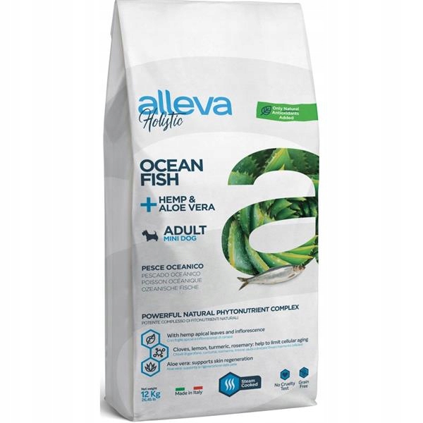 Levně Alleva Holistic Dog Dry Adult Ocean Fish Mini 12kg