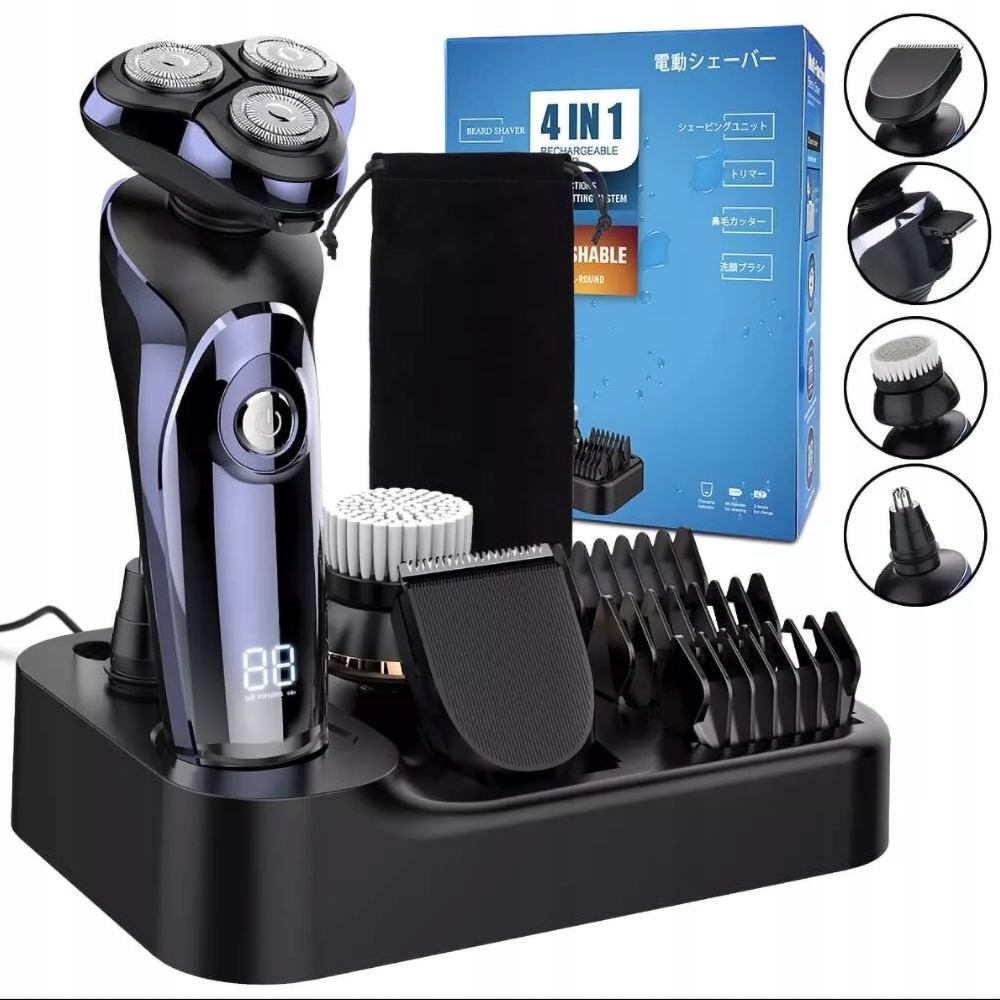 4V1 Holicí Strojek Holicí Strojek pánský holicí strojek na hlavu a vousy