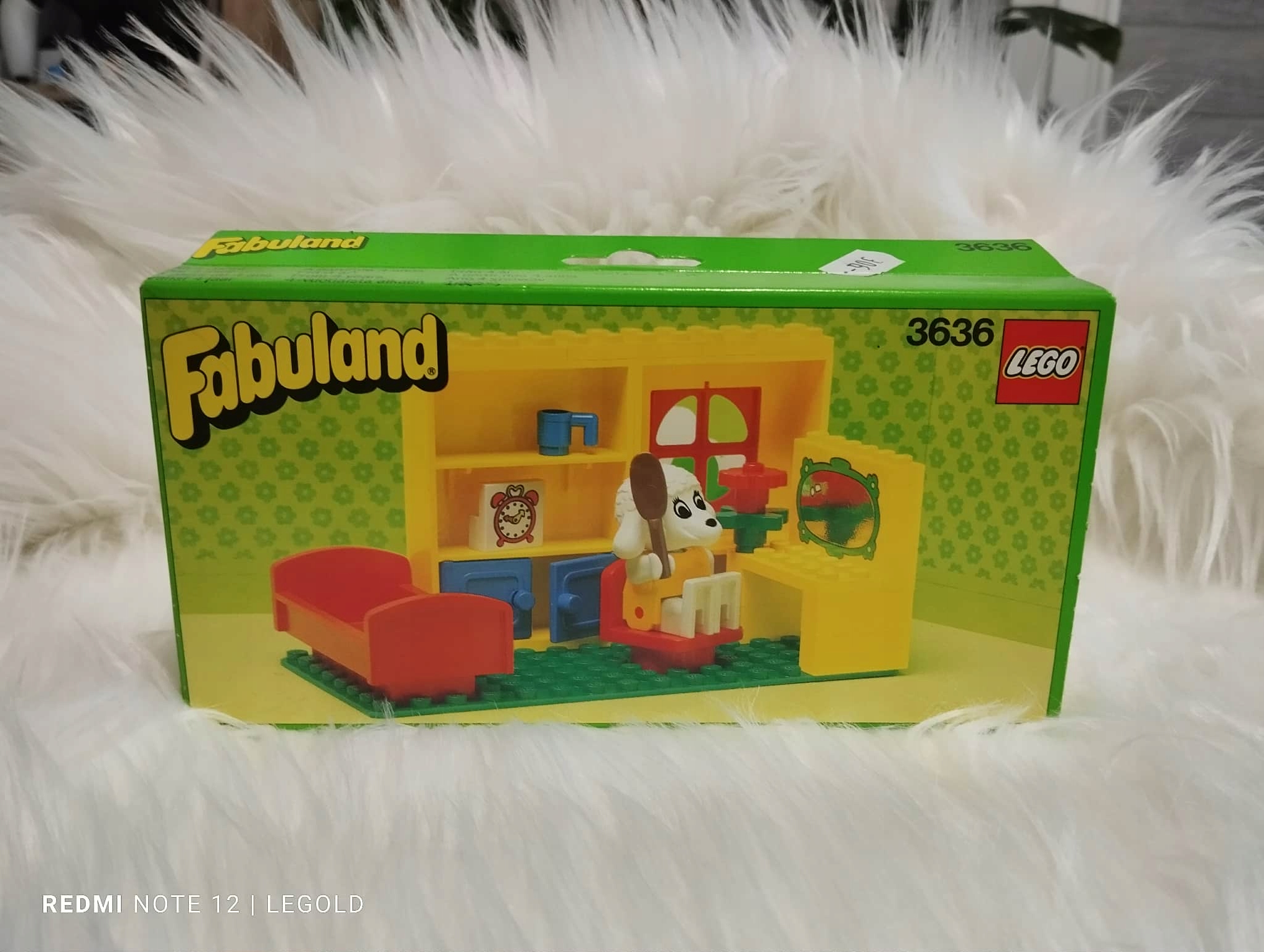 Lego 3636 Fabuland Bedroom Misb Nový Unikát Z Roku 1987 Ideál