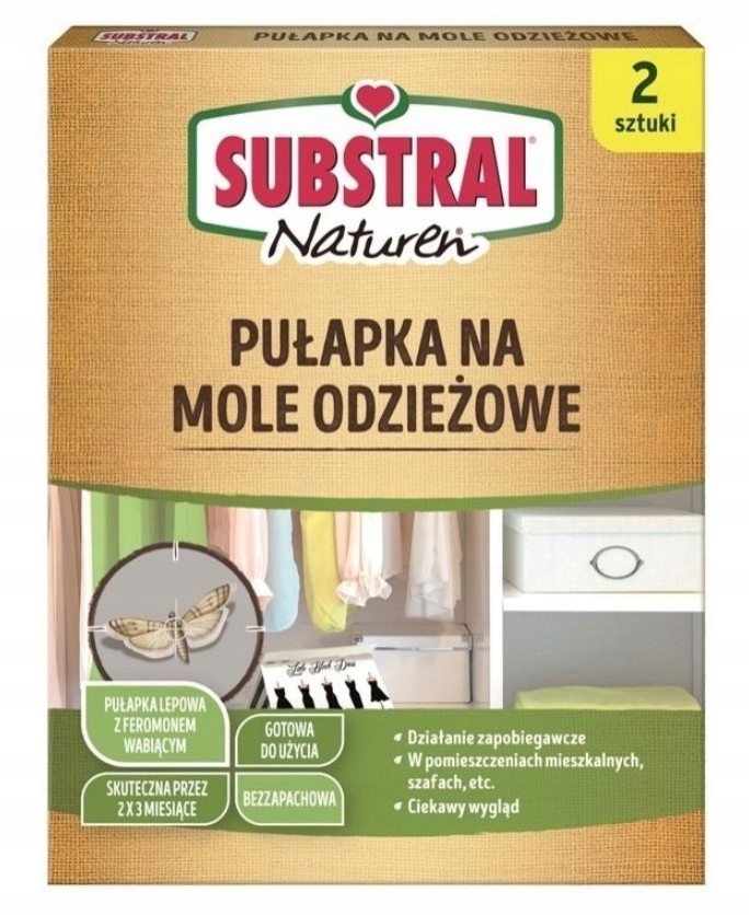 

Substral Pułapka na mole odzieżowe Naturen 2 szt