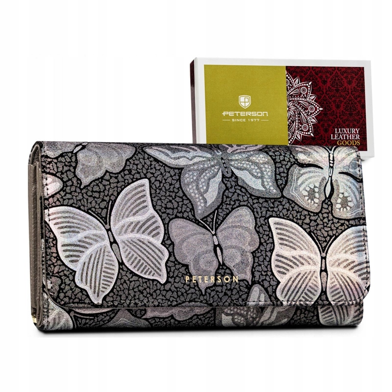 Dámská peněženka Peterson Ptn 421077-ONBF popelavá