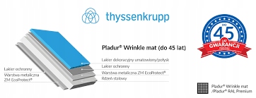 Blachodachówka ENIGMA MAT 8017 TK brąz w 72H Marka Blachotrapez