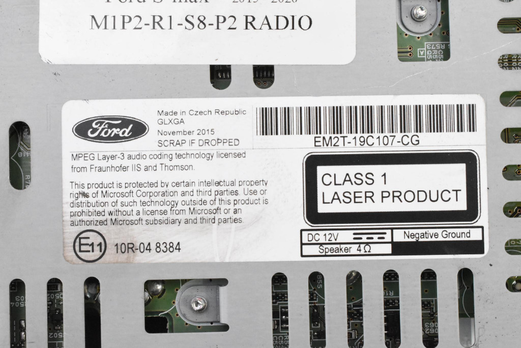 module RADIA CD player EM2T-19C107-CG FORD S-MAX MK2 15-20