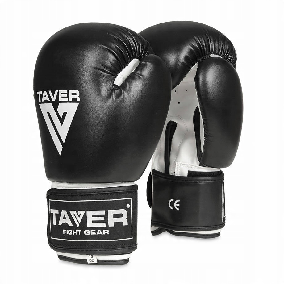 

Rękawice bokserskie sparingowe Taver White 8oz
