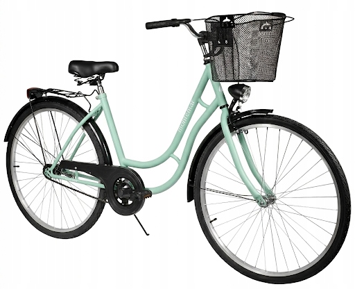 Rower Retro Damski Damka Męski Miejski Montemar 26 Miętowy