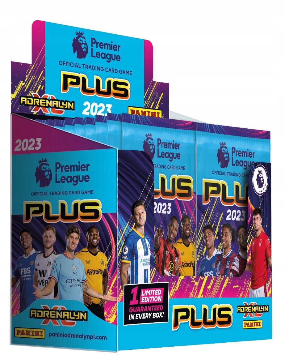Karty Piłkarskie Panini Premier League Plus 2023 1 Saszetka 6 Kart // Box