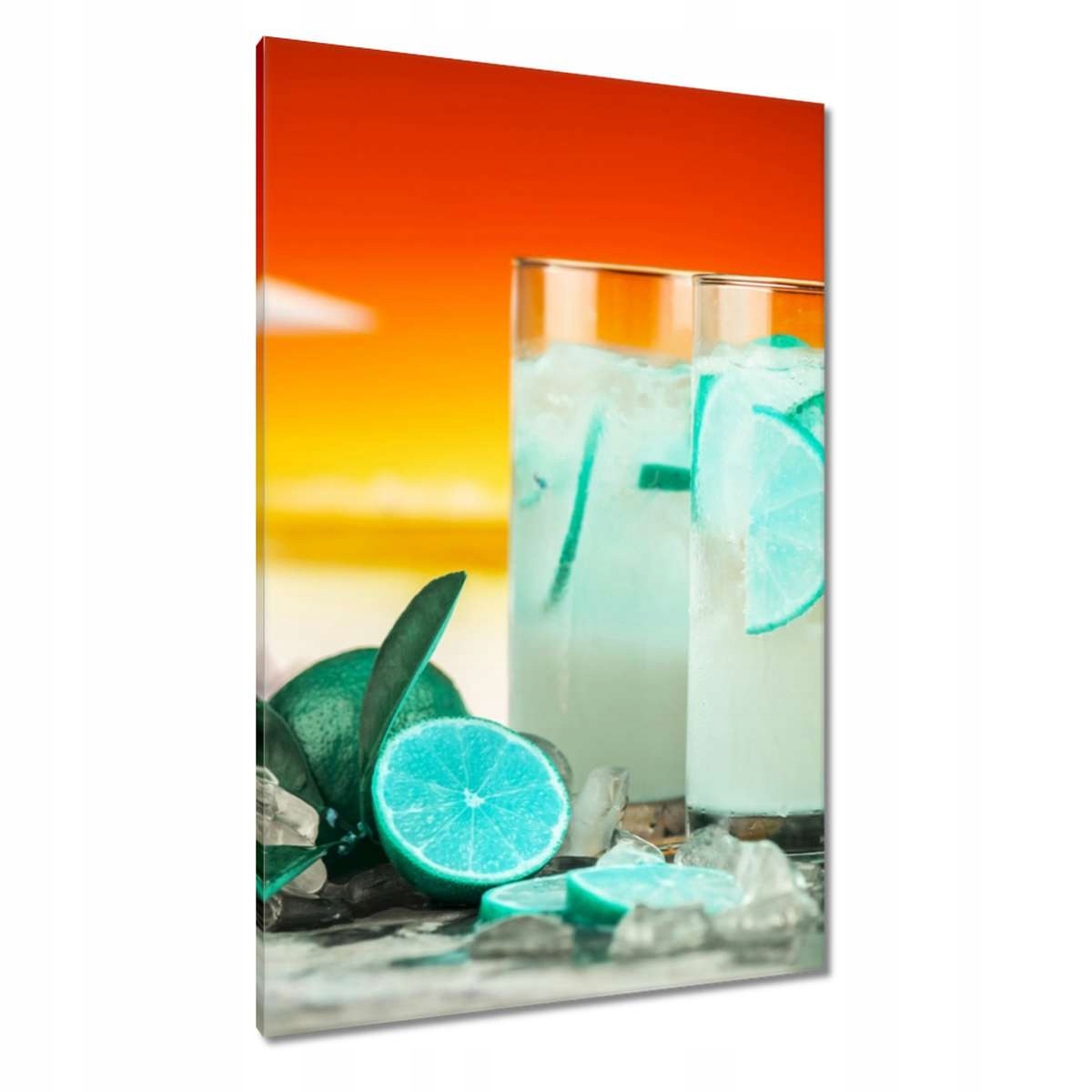 Obrazy 80x120 Nápoj s vodkou na pláži