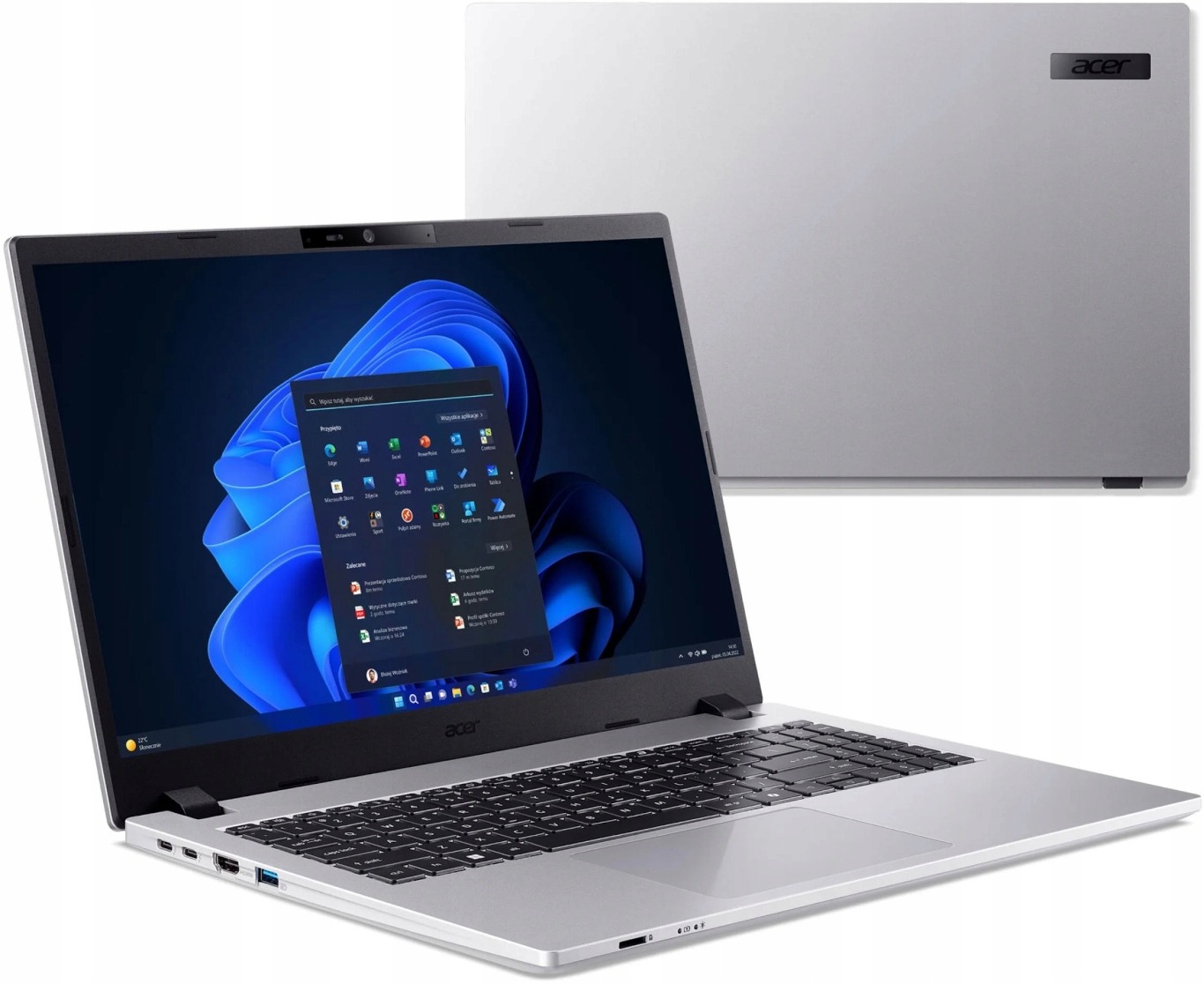 Laptop Acer TravelMate P2 Core 5 120U 16GB 1TB Ssd WIN11 Av Podś. Klaw.