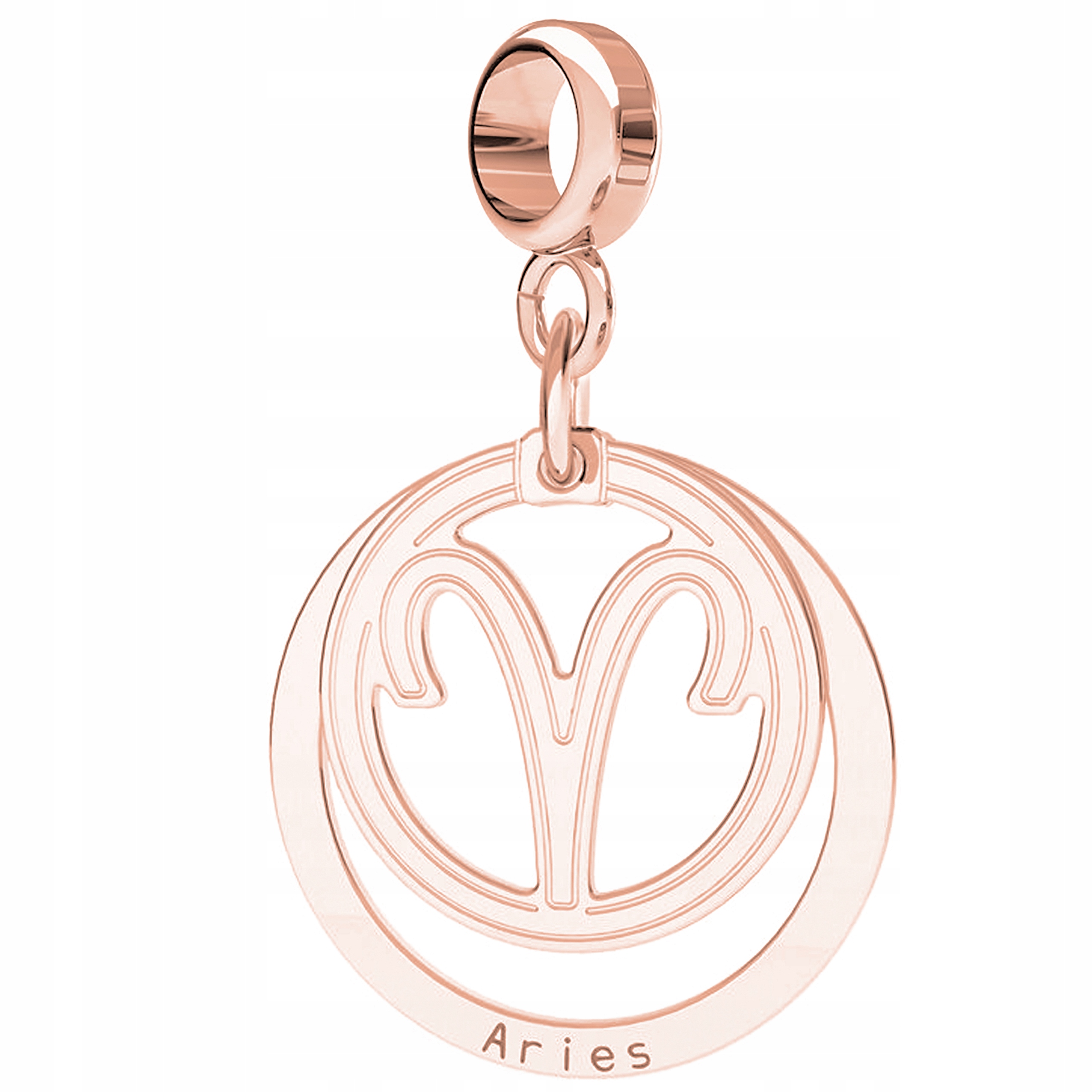 

Charms Znak Baran różowe złoto 925