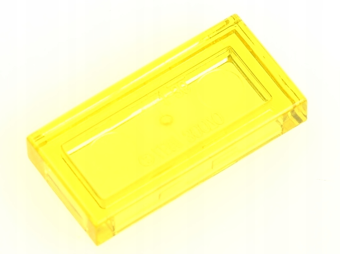 

Lego Płytka gładka 1x2 3069b żółta trans 2 szt.