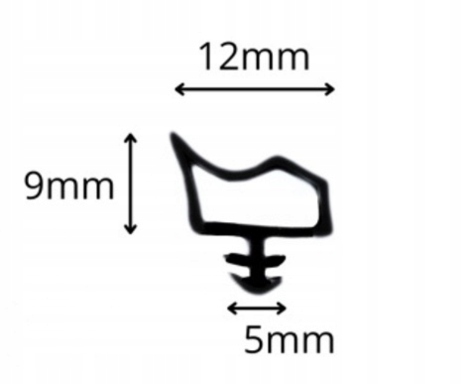 USZCZELKA DRZWI WEWNĘTRZNYCH SZARA AKUSTYCZNA TERMOIZOLACYJNA 5 metrów Kod producenta 0002-2 -5