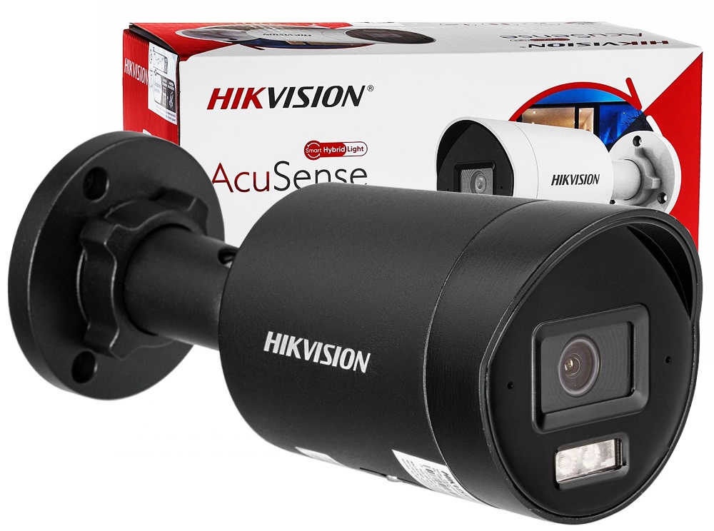 Vonkajšia Ip kamera 8MPX 4K DS-2CD2083G2-LI2U Black AcuSense Dual Light