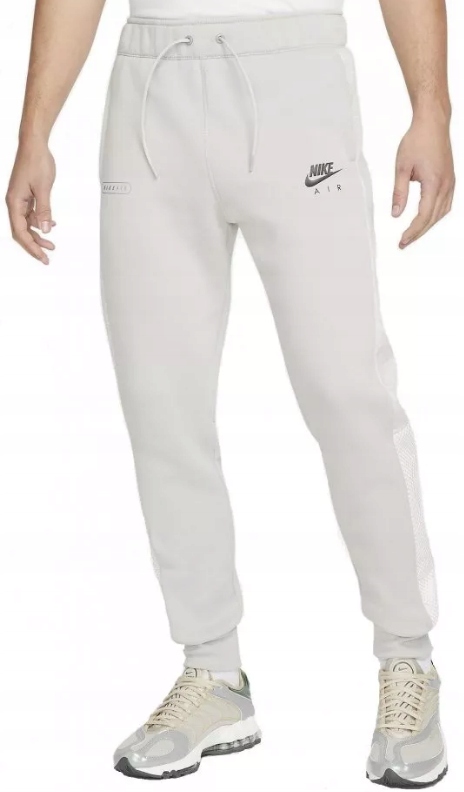 Pánské teplákové kalhoty Nike Air Brushed-Back Fleece Šedé DM5209-012 vel. XL