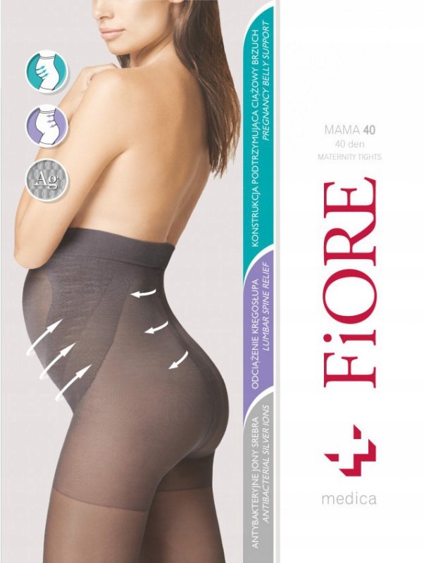 RAJSTOPY MAMA 40 DEN natural 2