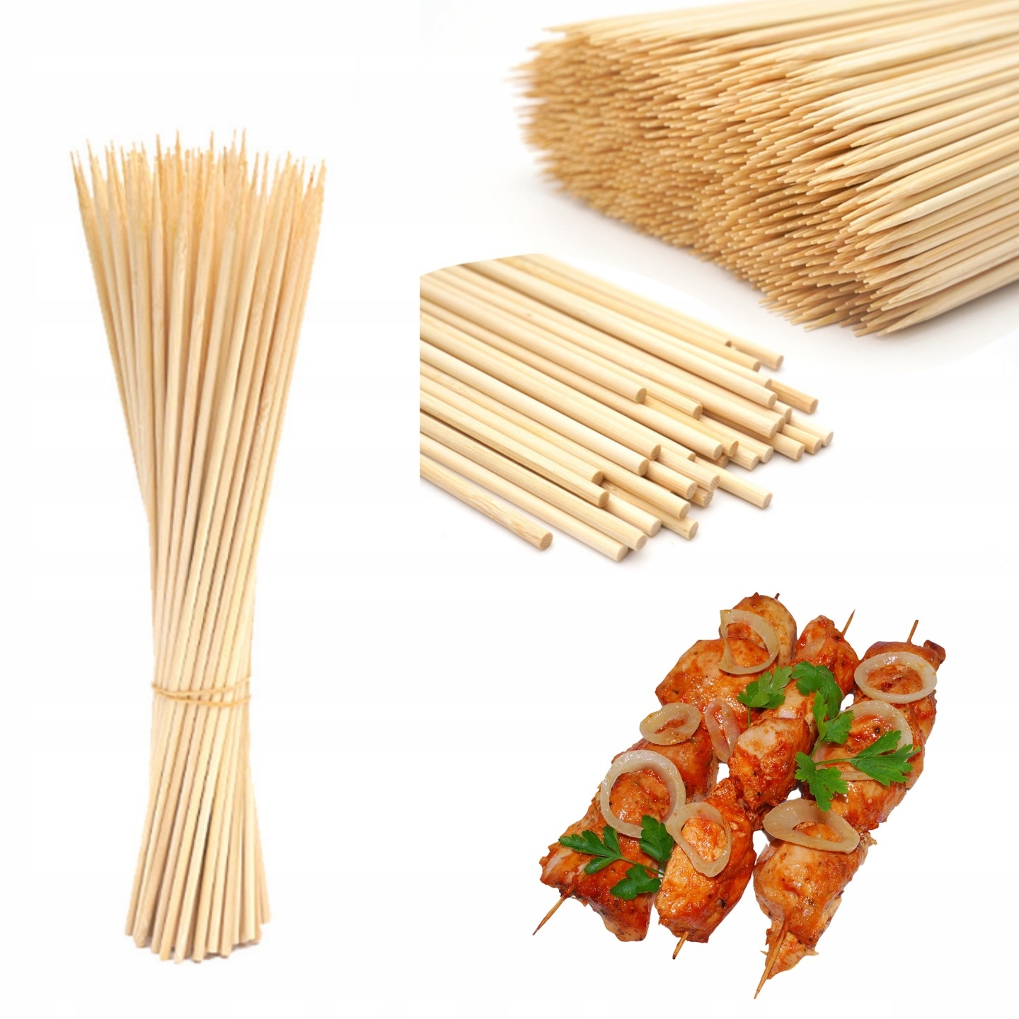 Patyczki do szaszłyków bambus 20cm 90szt