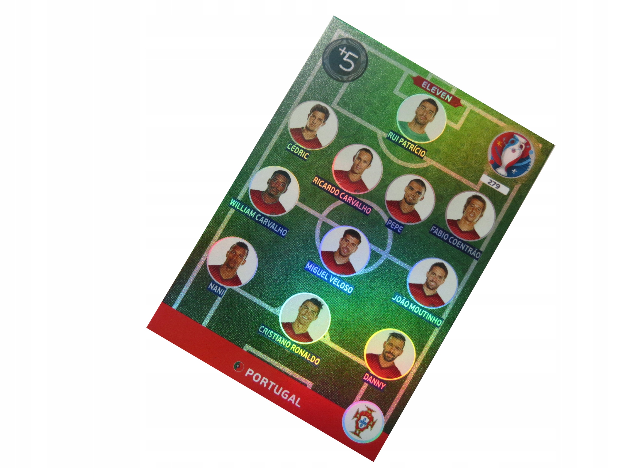 Panini Uefa Euro 2016 Karty Piłkarskie Eleven Portugalia 279