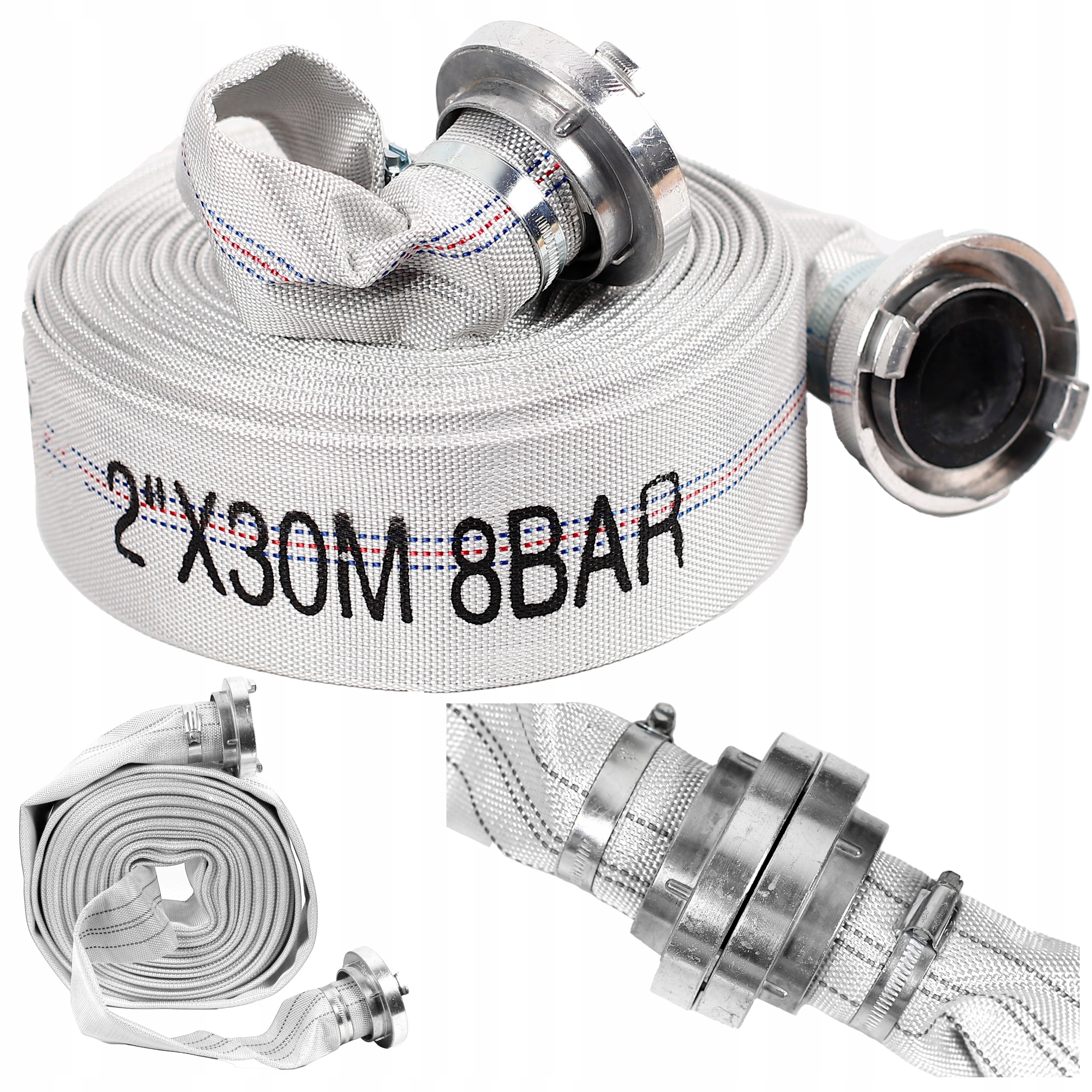 

Wąż Strażacki Do Szamba Brudnej Wody 30M 2'' 8 Bar