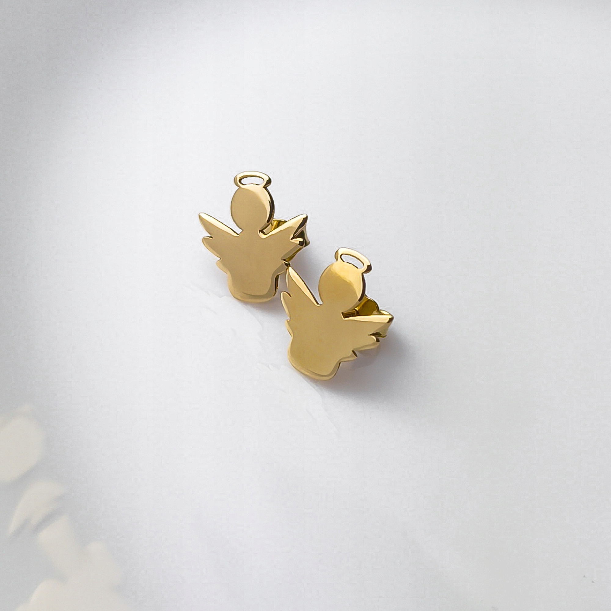 Zlaté náušnice s andílky pr. 585
