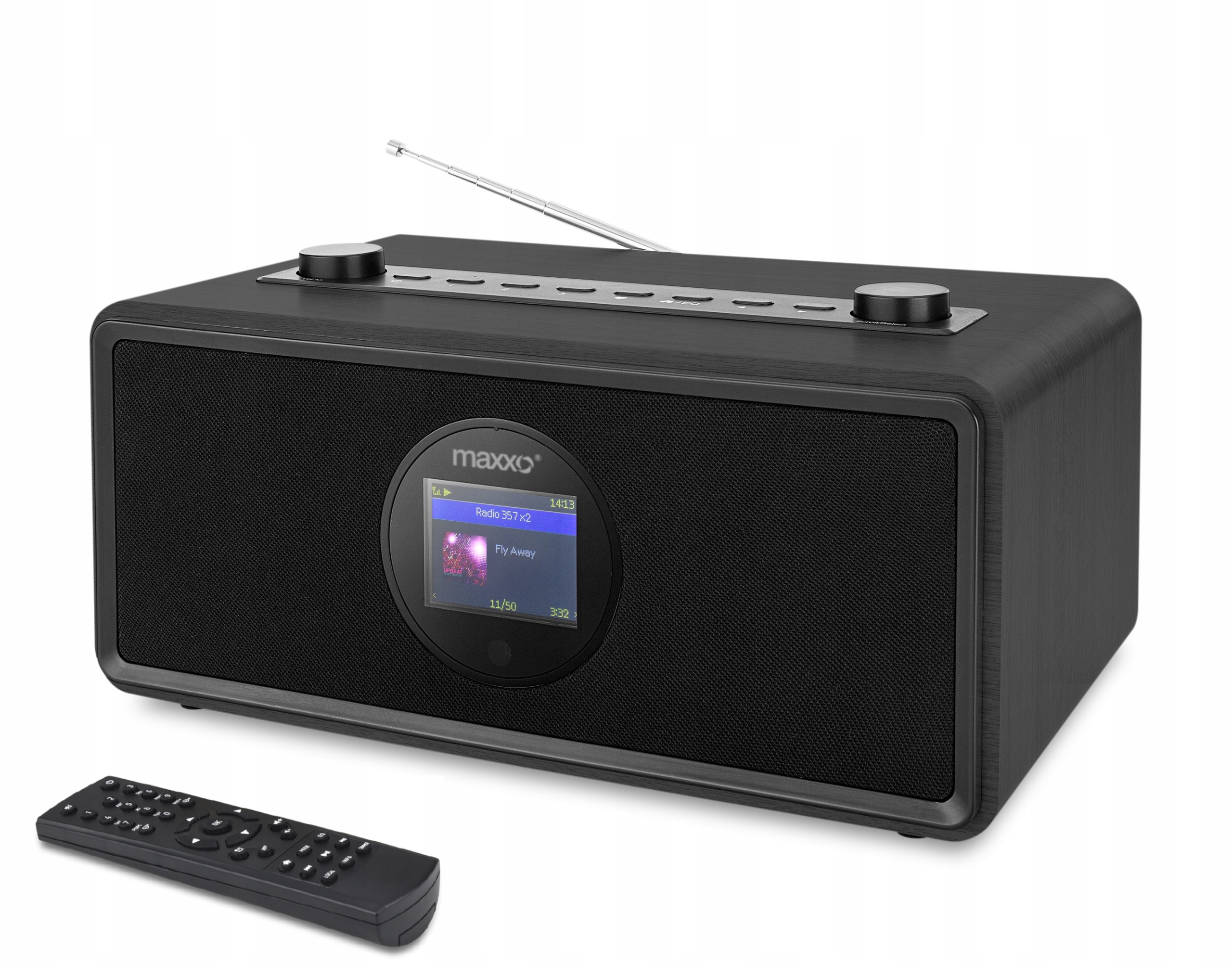 Síťové Internetové rádio Dab+, Fm, Maxxo DT06 Wi-Fi, Bluetooth a Usb