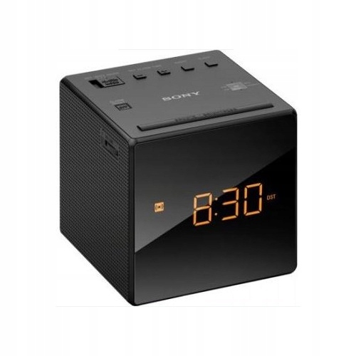 Czarny Radiobudzik Sony ICF-C1 Analogowy