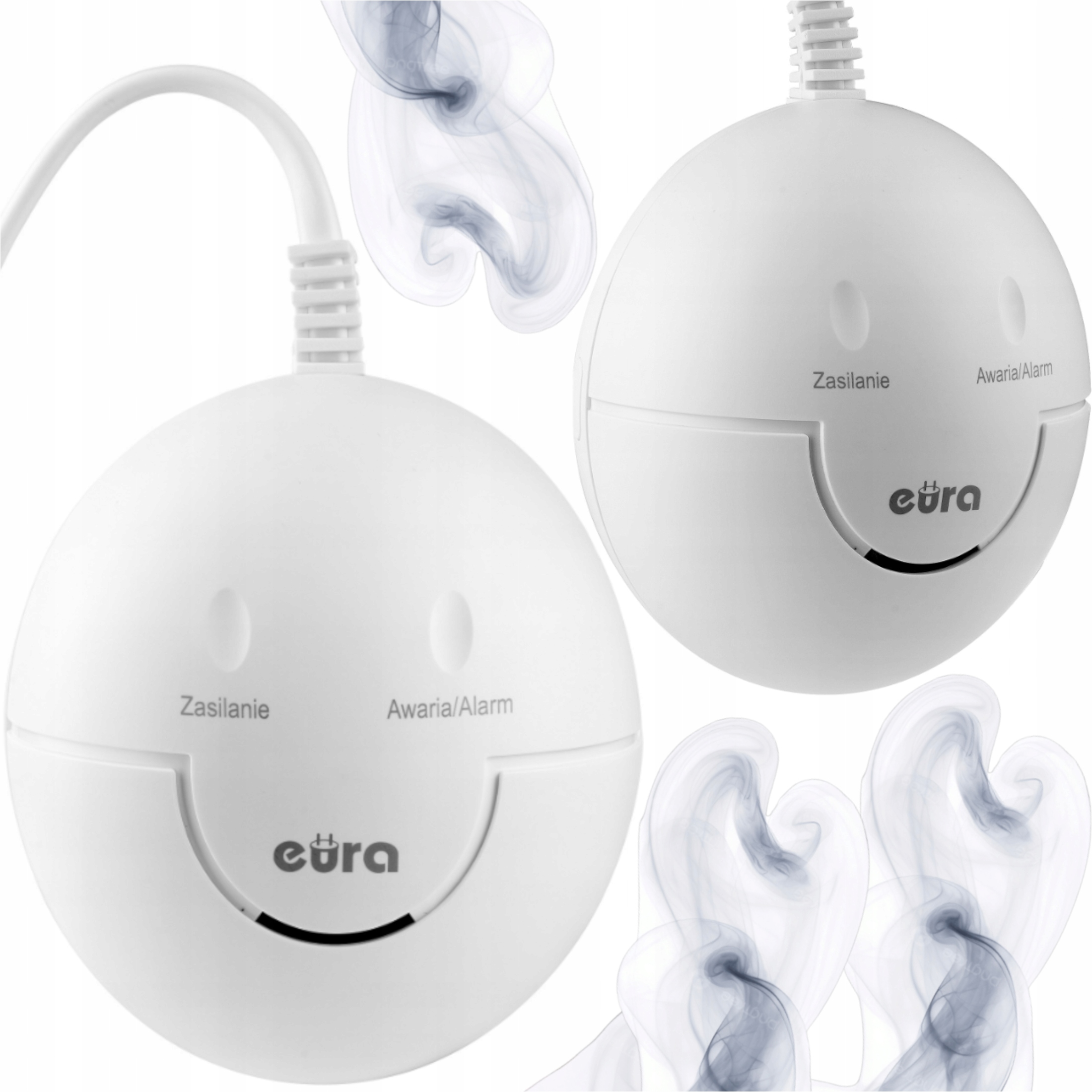 Detektor Plynu Sensor 5 Let 230 V Napájený Ze Sítě Citlivý Lng