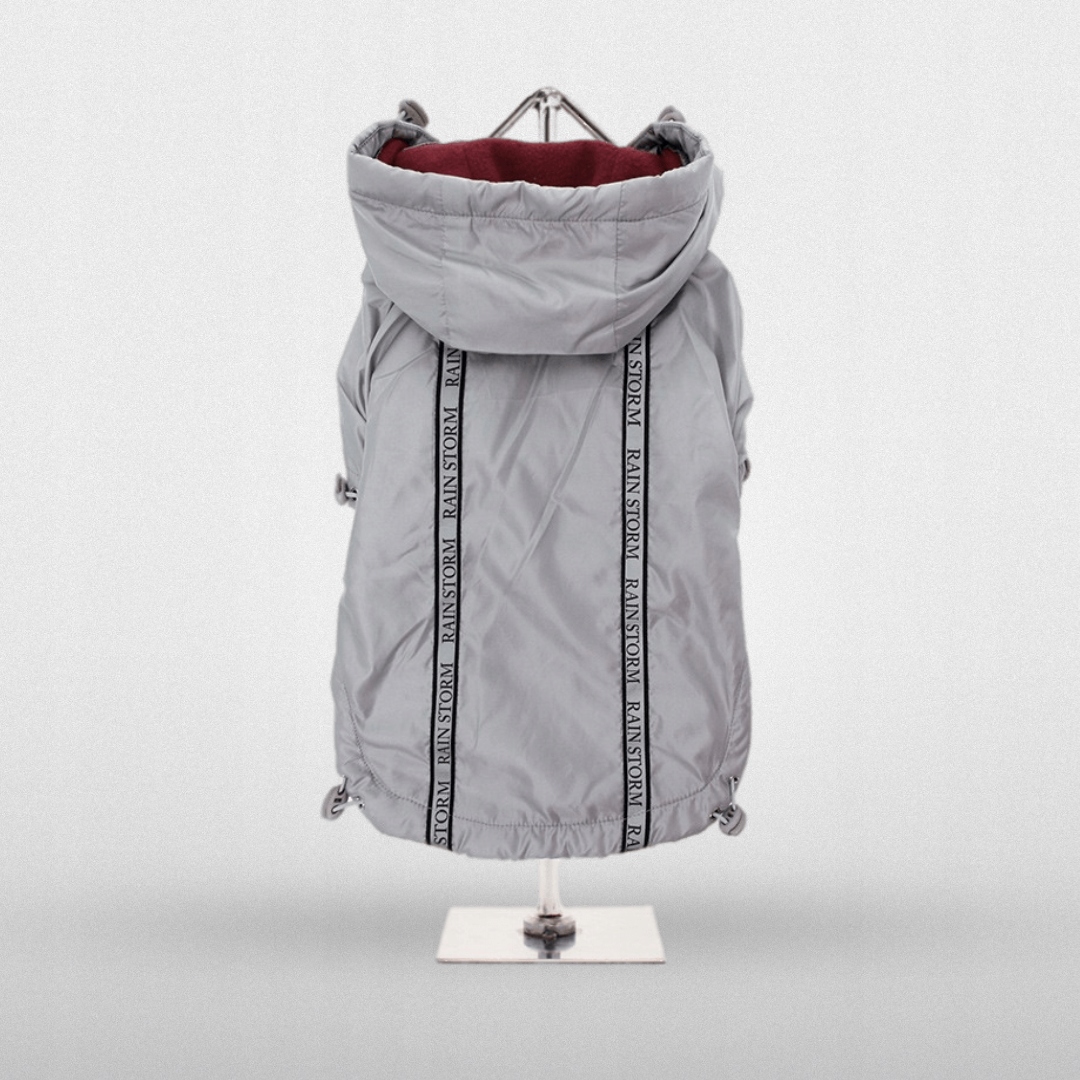 Dešťová Bunda Pro Psa Šedá Urban Pup Xs