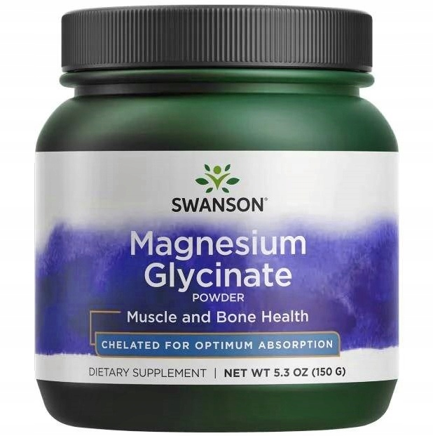 Swanson Albion Chelat Magnez Diglicynian 150g Kości mięśnie Serce