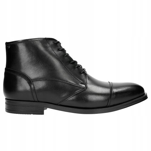 

Trzewiki męskie skóra licowa Wojas czarne r.41