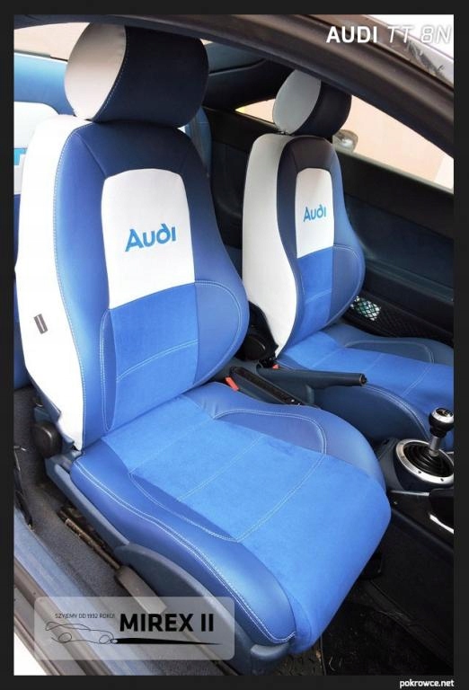Pokrowce ze skóry i alkantary Audi TT 8N