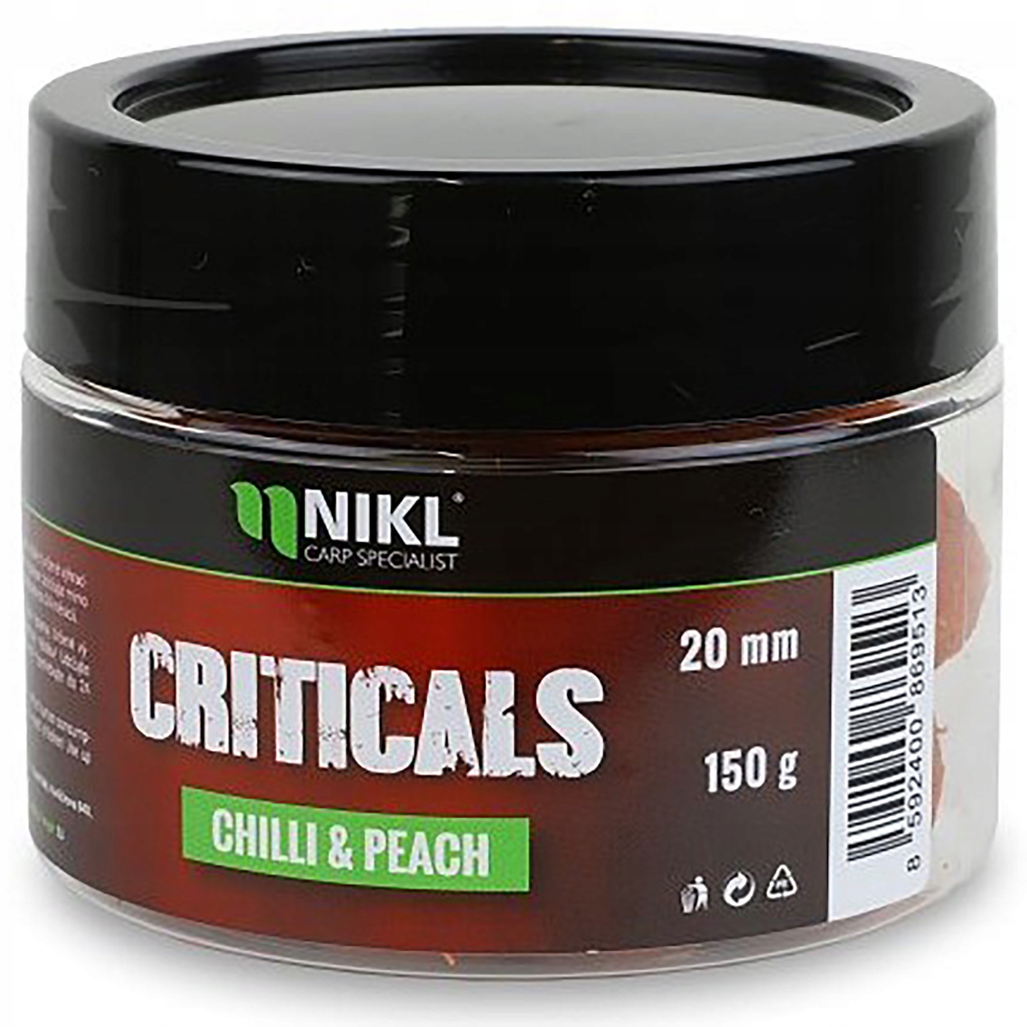 3x Boilie Chilli Peach 24 mm 150 g Do Wędkarstwa Karel Nikl Criticals