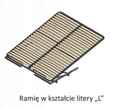 STELAŻ Podnoszony - Pod Materac 160x200! Metalowy! Kod producenta Stelaż Kangur