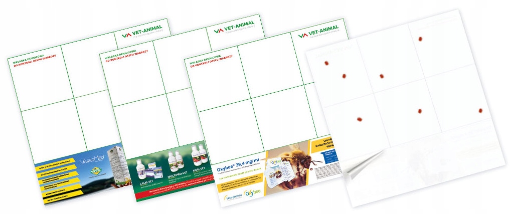 

Wkładka Dennicowa do ula do kontroli osypu warrozy